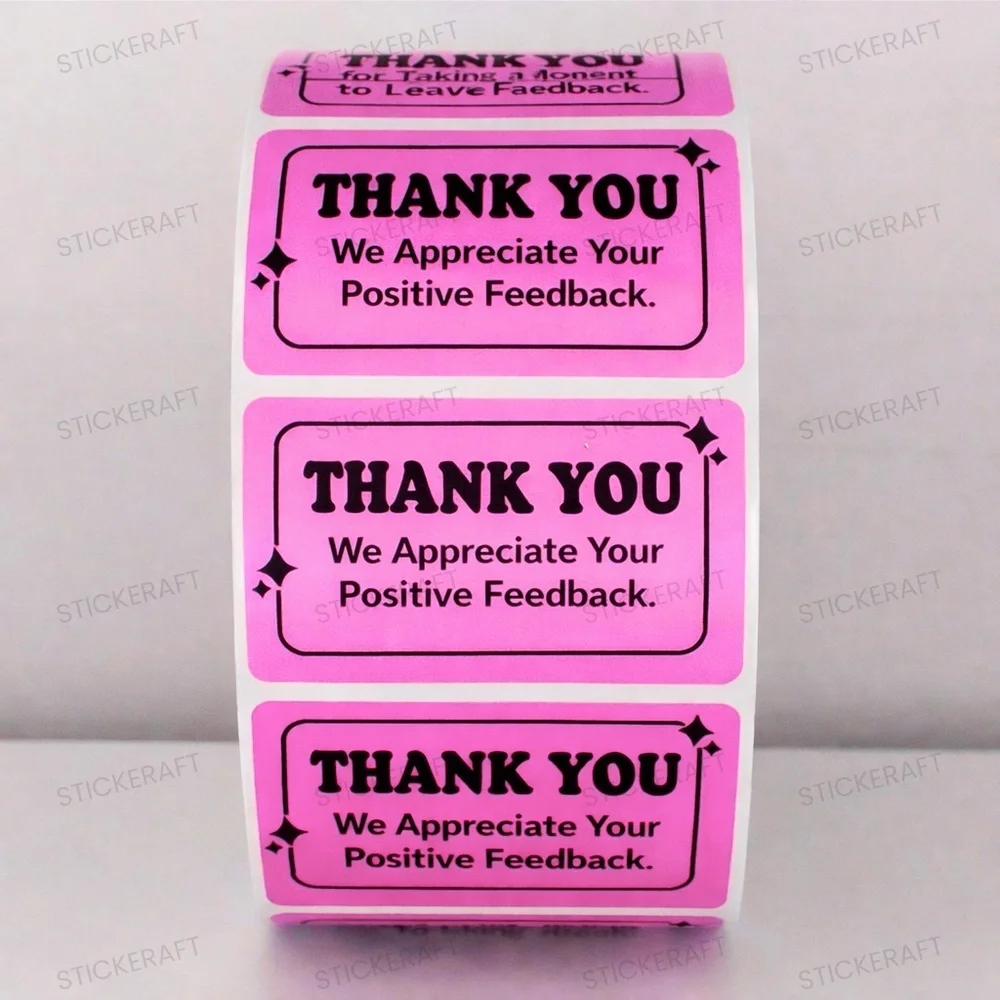 Thank You Stickers – Positive Feedback Labels for Poshmark Sellers NEW